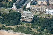 Leas Cliff Hall, seaside pavilion with concert/dance hall, Folkestone, Kent, 2016. Creator: Damian Grady