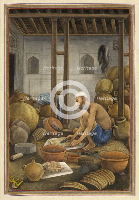 Leather bottle makers presumably members of the Chamaar Caste, 1825. Creator: Anon.