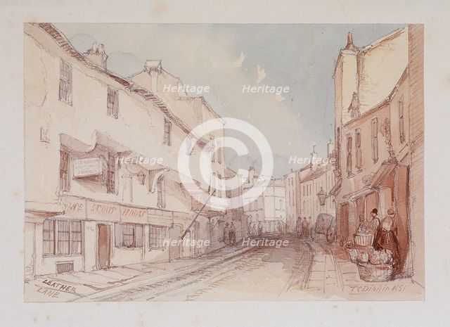 Leather Lane, London, 1851. Artist: Anon