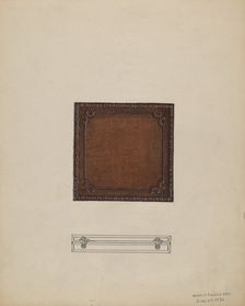 Leather Medal Case, 1936. Creator: Marie Famularo