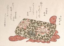 Leather Purse with a Buckle in the Shape of a Puppy, probably 1814., probably 1814. Creator: Ryugetsusai Shinko
