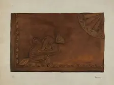Leather Seat, c. 1939. Creator: Gerald Transpota