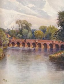 Leatherhead Bridge 1912, (1914). Artist: James S Ogilvy