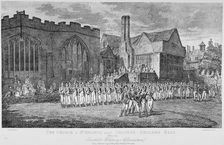 Leathersellers Hall, and the Church of St Helen, Bishopsgate, City of London, 1871