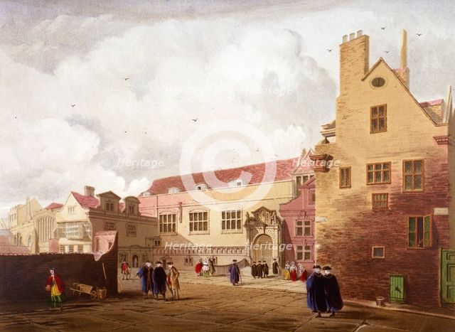 Leathersellers' Hall, Little St Helen's, City of London, 1871. Artist: Anon
