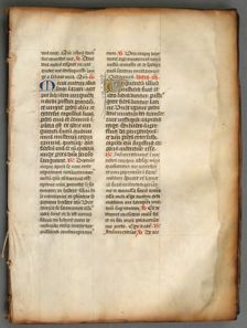 Leaves from a Missal, Franco-Netherlandish, 15th century (?). Creator: Unknown