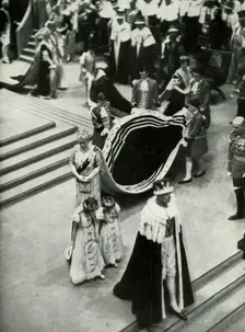 Leaving The Abbey 1947. Creator: Unknown