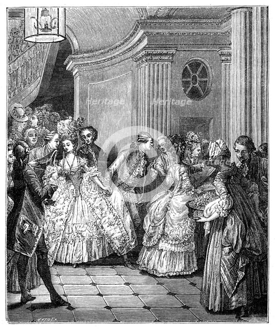 Leaving The Opera, (1885).Artist: Moreau