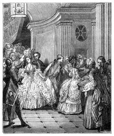 Leaving The Opera, (1885).Artist: Moreau