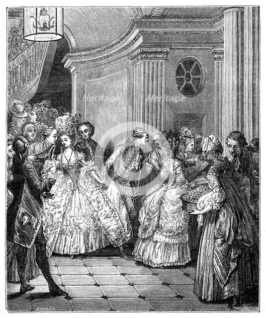 Leaving The Opera, (1885).Artist: Moreau