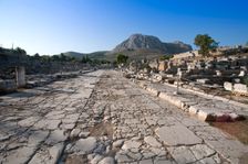 Lechaion Road, Corinth, Greece. Creator: Samuel Magal