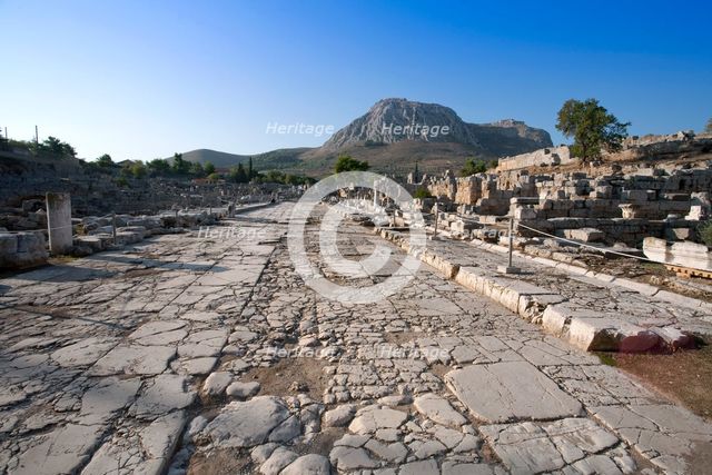 Lechaion Road, Corinth, Greece. Creator: Samuel Magal.