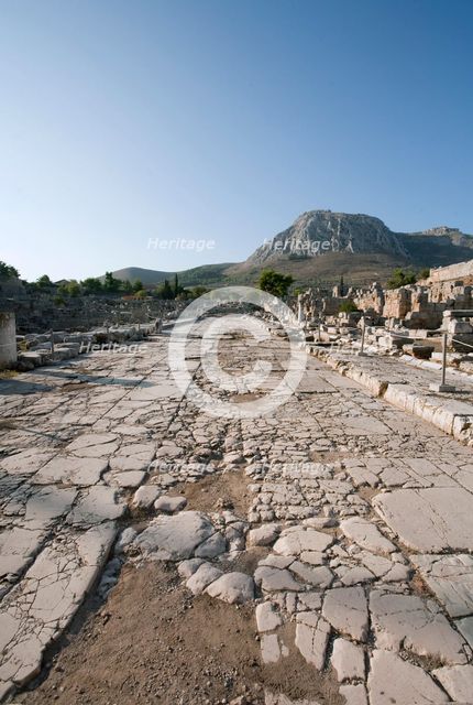 Lechaion Road, Corinth, Greece. Creator: Samuel Magal.