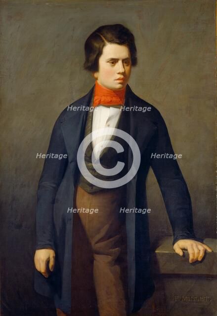Leconte de Lisle, c. 1840/1841. Creator: Jean Francois Millet.
