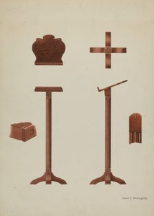 Lectern (Reading Stand), c. 1936. Creator: David P. Willoughby