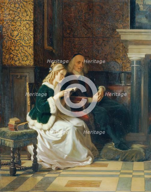 Lecturer, 1864. Creator: Carl Riedel.