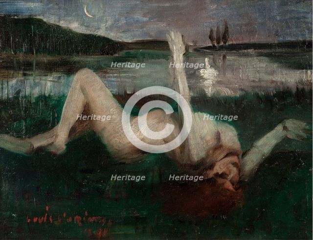 Leda, 1890. Creator: Corinth, Lovis (1858-1925).