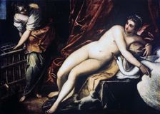 Leda and the Swan 1550-1560. Artist: Jacopo Tintoretto