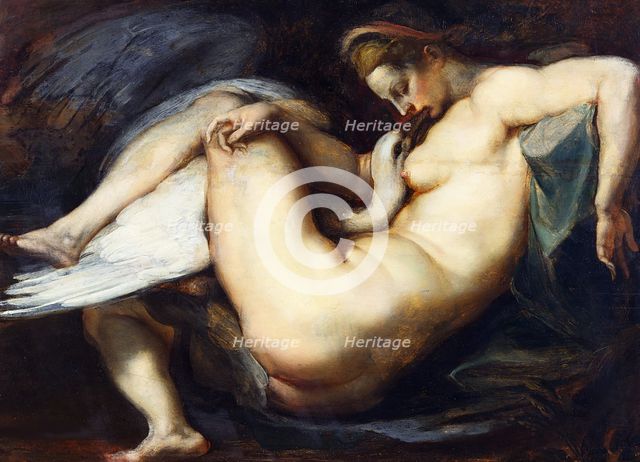 Leda and the Swan, 1598-1599. Artist: Rubens, Pieter Paul (1577-1640)