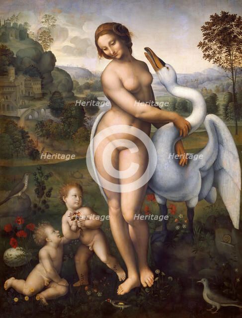 Leda and the Swan, 16th century.