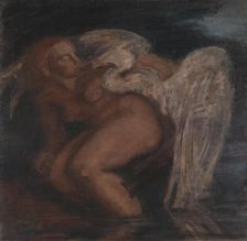 Leda and the Swan, 1912. Creator: Kai Nielsen