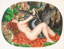 Leda and the Swan, 1915. Creator: Nikolay Kalmakov
