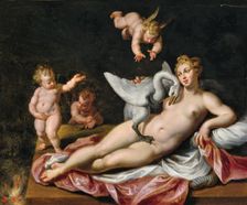 Leda and the Swan. Creator: Alessandro Turchi