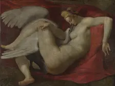 Leda and the Swan, after 1530. Artist: Buonarroti, Michelangelo, (School)