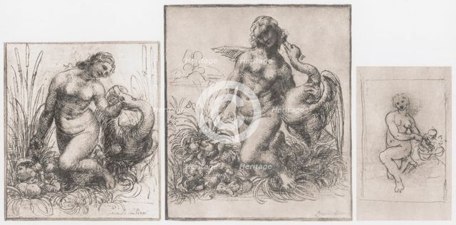 'Leda and the Swan', c1504-1506. Artist: Leonardo da Vinci