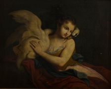Leda and the Swan, c1810. Creator: Jan Wincenty Kopff