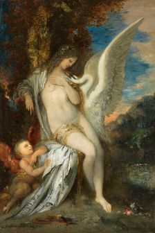 Leda and the Swan, c1875. Creator: Gustave Moreau