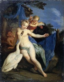 Leda and the Swan c18th century. Artist: Michele Rocca