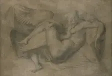 Leda and the Swan, mid 16th century. Creator: Unknown