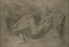 Leda and the Swan, mid 16th century. Creator: Unknown