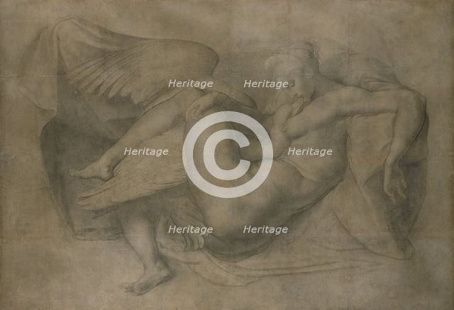 Leda and the Swan, mid 16th century. Creator: Unknown.