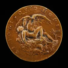 Leda and the Swan [reverse], 16th century. Creator: Unknown