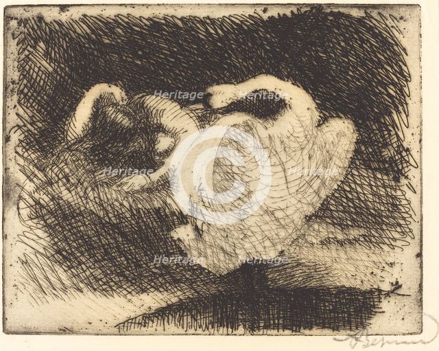 Leda Sleeping (Léda s'endort), 1913. Creator: Paul Albert Besnard.
