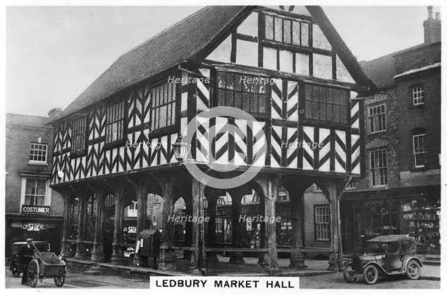 Ledbury Market Hall, Herefordshire, 1937. Artist: Unknown