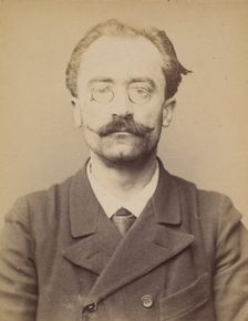 Ledot. Julien. 41 ans, né à Bourges (Cher). Employé. Anarchiste. 1/3/94., 1894. Creator: Alphonse Bertillon