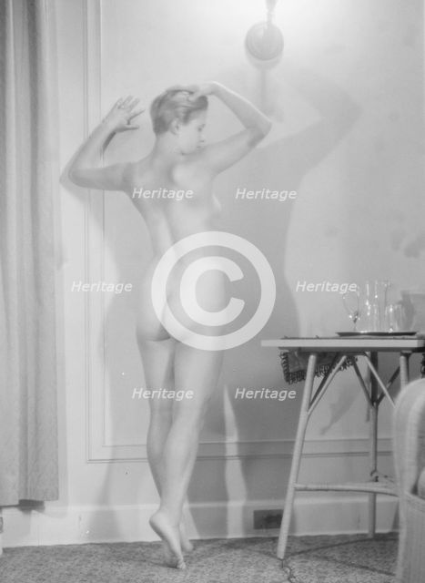 Lee, Margaret, Miss, portrait photograph, 1927 Creator: Arnold Genthe.