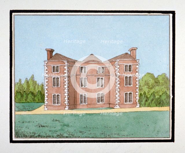Lee Place which stood on the north side of Old Road, Lewisham, London, c1795. Artist: Anon
