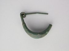 Leech Fibula (Brooch), Geometric Period (800-700 BCE). Creator: Unknown