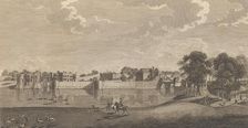 Leeds Castle, in the County of Kent, from Edward Hasted's, The History and..., 1777-90. Creator: Richard Bernard Godfrey