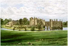 Leeds Castle, Kent, home of the Wykeham-Martin family, c1880
