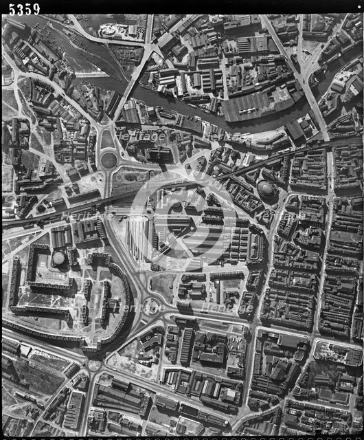 Leeds city centre, West Yorkshire, 28 March 1948. Artist: RAF photographer.