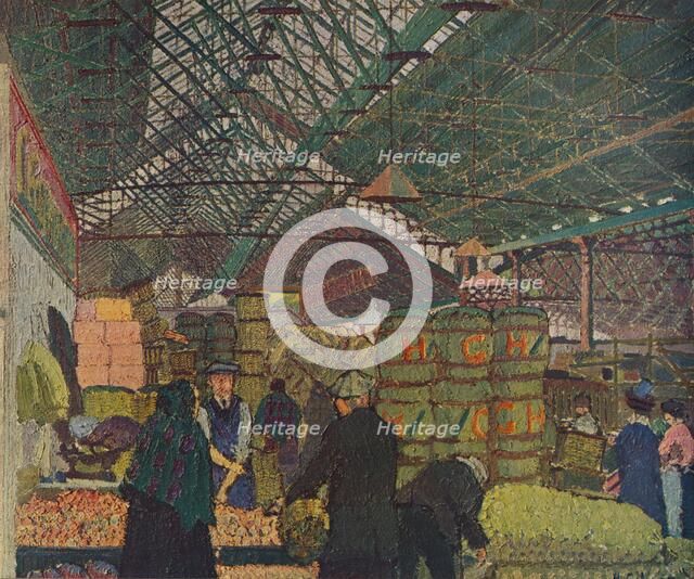 'Leeds Market', c1913 (1935). Artist: Harold Gilman.