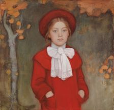 Leena, the Artist's Daughter, 1903. Creator: Eero Jarnefelt