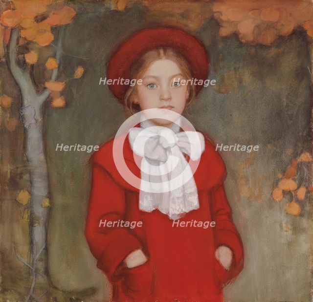 Leena, the Artist's Daughter, 1903. Creator: Eero Jarnefelt.