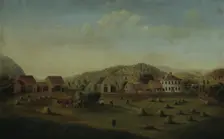 Leete Farm, West Claremont, New Hampshire, ca. 1822. Creator: Francis Alexander