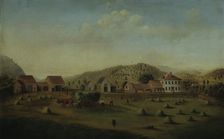 Leete Farm, West Claremont, New Hampshire, ca. 1822. Creator: Francis Alexander